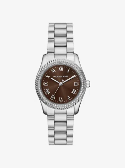 Michael Kors Mini Lexington Silver-tone Watch