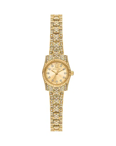 Michael Kors Mini Lexington Watch, 19mm In Gold