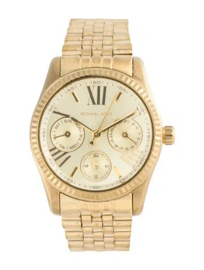 Pre-owned Michael Kors Mini Lexington Watch, 33mm In Multi