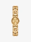 Michael Kors Mini Maude Gold-tone Link Watch In Gold