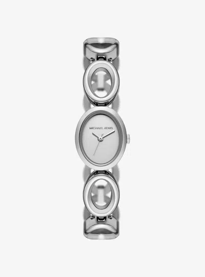Michael Kors Mini Maude Silver-tone Link Watch