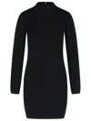 Michael Kors 'mini Mock' Viscose Blend Dress In Black