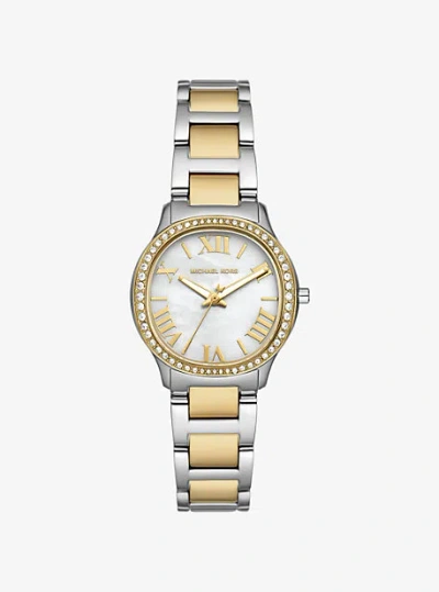 Michael Kors Mini Sage Pavé Two-tone Watch