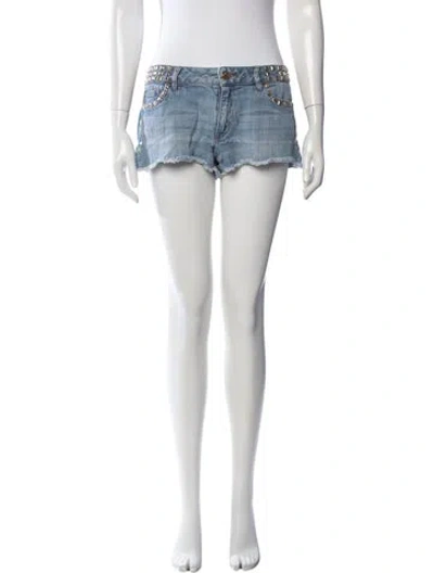 Pre-owned Michael Kors Mini Shorts In White