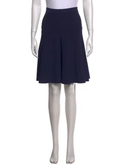 Pre-owned Michael Kors Mini Skirt In Blue