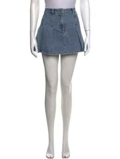 Pre-owned Michael Kors Mini Skirt In Blue