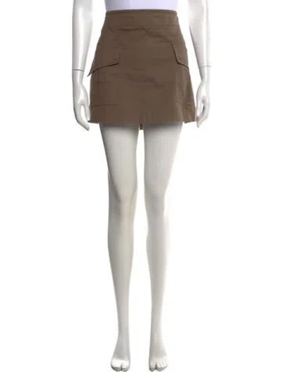 Pre-owned Michael Kors Mini Skirt In Brown