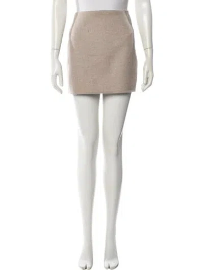 Pre-owned Michael Kors Mini Skirt In Neutral