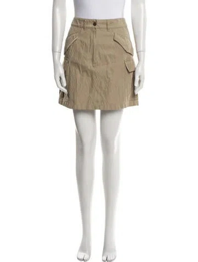 Pre-owned Michael Kors Mini Skirt In Neutral