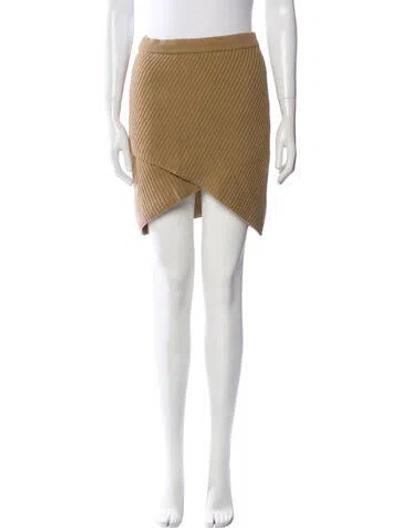 Pre-owned Michael Kors Mini Skirt In Neutral