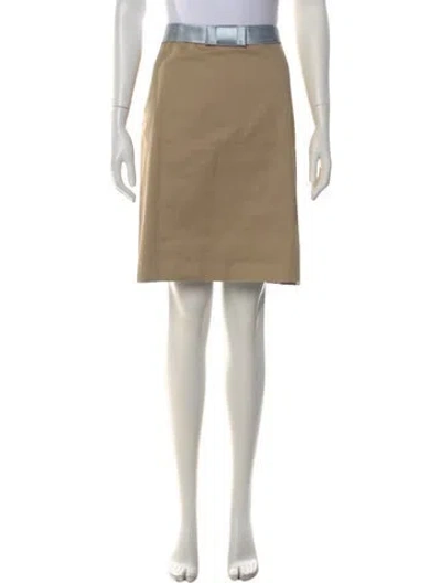 Pre-owned Michael Kors Mini Skirt In Neutral