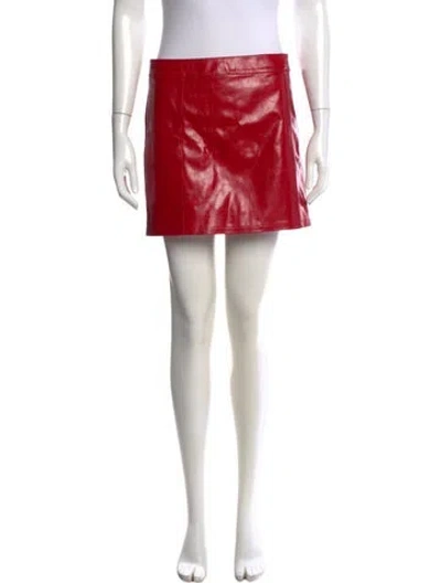 Pre-owned Michael Kors Mini Skirt In Red
