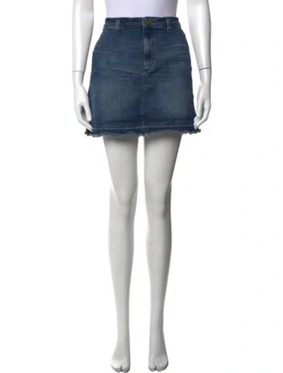 Pre-owned Michael Kors Mini Skirt W/ Tags In Blue