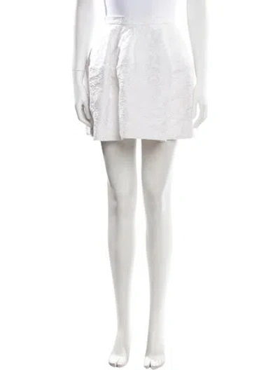 Pre-owned Michael Kors Mini Skirt In White