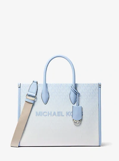 Michael Kors Mirella Medium Ombré Logo Tote Bag