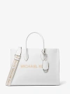 Michael Kors Mirella Medium Pebbled Leather Tote Bag