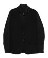 Michael Kors Mixed-media Blazer In Black