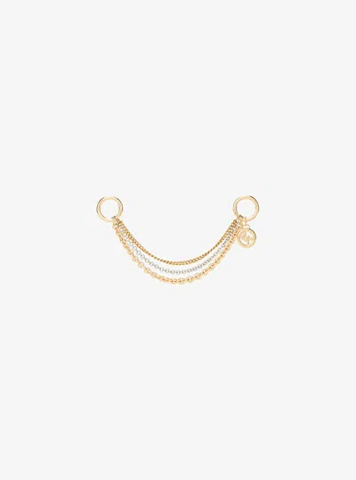 Michael Kors Mixed-metal Chain Bag Charm In Gold