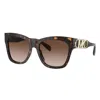Michael Kors Mk 2182u 300613 55mm Womens Butterfly Sunglasses In Brown