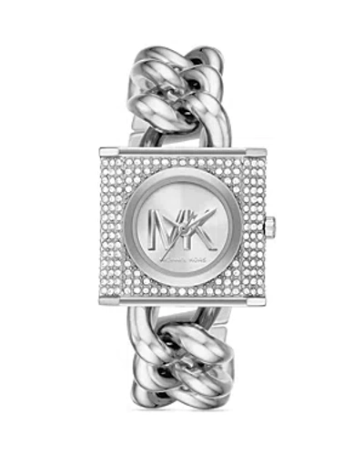 MICHAEL KORS MK CHAIN LOCK WATCH, 25MM X 25MM