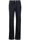 Michael Kors Cropped Denim Jeans In Black