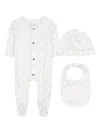 Michael Kors Mk Empire-pattern Babygrow Set In White
