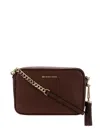 Michael Kors Mk Borsa A Tracolla Ginny In Pelle In Brown