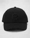 Michael Kors Mk Logo Baseball Cap In Black