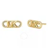 Michael Kors Mk Logo Statement Link Earrings