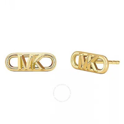 Michael Kors Mk Logo Statement Link Earrings