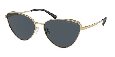 Michael Kors Mk1140 Cortez 10146g Women's Sunglasses Gold Size 59 In Metallic