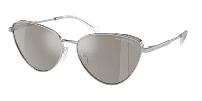 Michael Kors Mk1140 Cortez 18936g Women's Sunglasses Silver Size 59 In Metallic