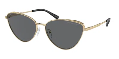 Michael Kors Mk1140 Cortez Polarized 101481 Women's Sunglasses Gold Size 59