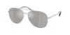 Michael Kors Perledo 58mm Pilot Sunglasses In Green