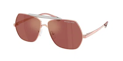 Michael Kors Mk1173 Denver 1108e4 Women's Sunglasses Gold Size 58