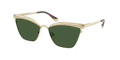 Michael Kors Mk1174 Scottsdale 101471 Women's Sunglasses Gold Size 56 In Gray