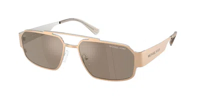 Michael Kors Mk1182 Cape Town 10145a Men's Sunglasses Gold Size 58
