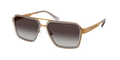 MICHAEL KORS MK1188 OXFORD 19088G MEN'S SUNGLASSES GOLD SIZE 57