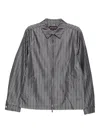 Michael Kors Mk2000 Jacquard-logo Jacket In Black