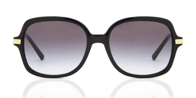 Michael Kors Adrianna Ii Grey Gradient Butterfly Ladies Sunglasses Mk2024 316011 57 In Black / Grey