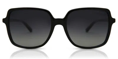 Michael Kors Mk2098u Isle Of Palms Polarized 3781t3 Women's Sunglasses Black Size 56