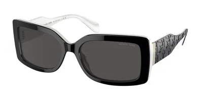 Michael Kors Mk2165 Corfu 392087 Occhiali Da Sole Bianchi Per Donna In Multi