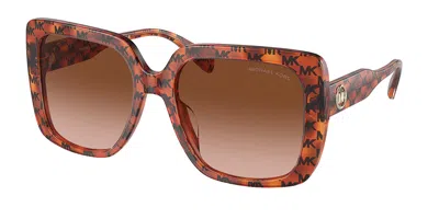 Michael Kors Mk2183u Mallorca 35553b Occhiali Da Sole Arancioni Per Donna In Brown