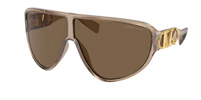 Michael Kors Mk2194 Empire Shield 393773 Occhiali Da Sole Marroni Per Donna In Multi