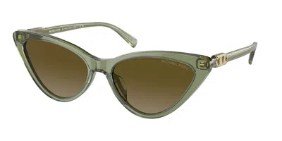 Michael Kors Mk2195u Harbour Island 394413 Women's Sunglasses Green Size 56