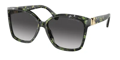 Michael Kors Mk2201 Malia 39538g Women's Sunglasses Tortoiseshell Size 58 In Burgundy