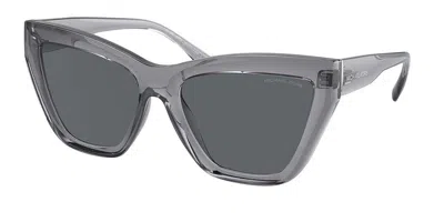 Michael Kors Mk2211u Dubai 397087 Women's Sunglasses Blue Size 57 In Gray