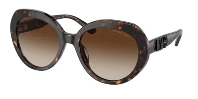 Michael Kors Mk2214u San Lucas 300613 Women's Sunglasses Tortoiseshell Size 56 In Brown