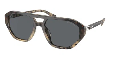 Michael Kors Mk2219u Zurich 394287 Men's Sunglasses Tortoiseshell Size 57 In Multi