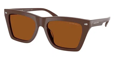 Michael Kors Mk2225u Pebble Beach 400773 Men's Sunglasses Brown Size 56